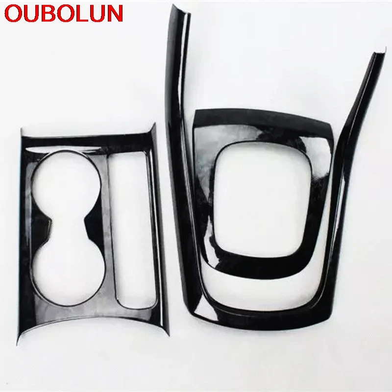 Автомобильная внутренняя отделка OUBOLUN АБС-пластик черная деревянная краска