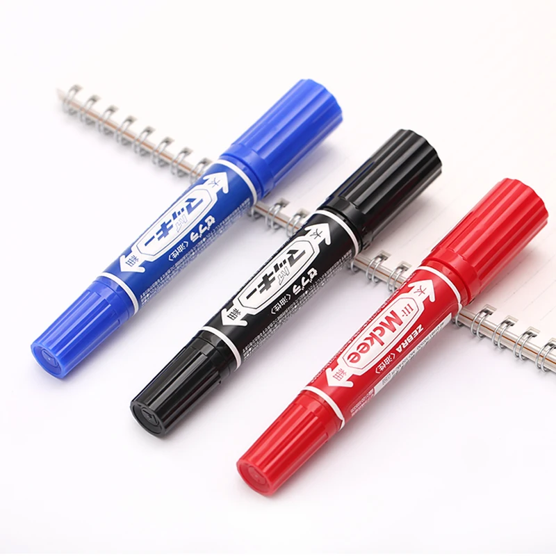 

10Pcs Dual Tip Quick-Drying Permanent Painting Marker Pen Waterproof FineLiner Drawing Painting Marker Pen DIY Oil Pen MO-150-MC