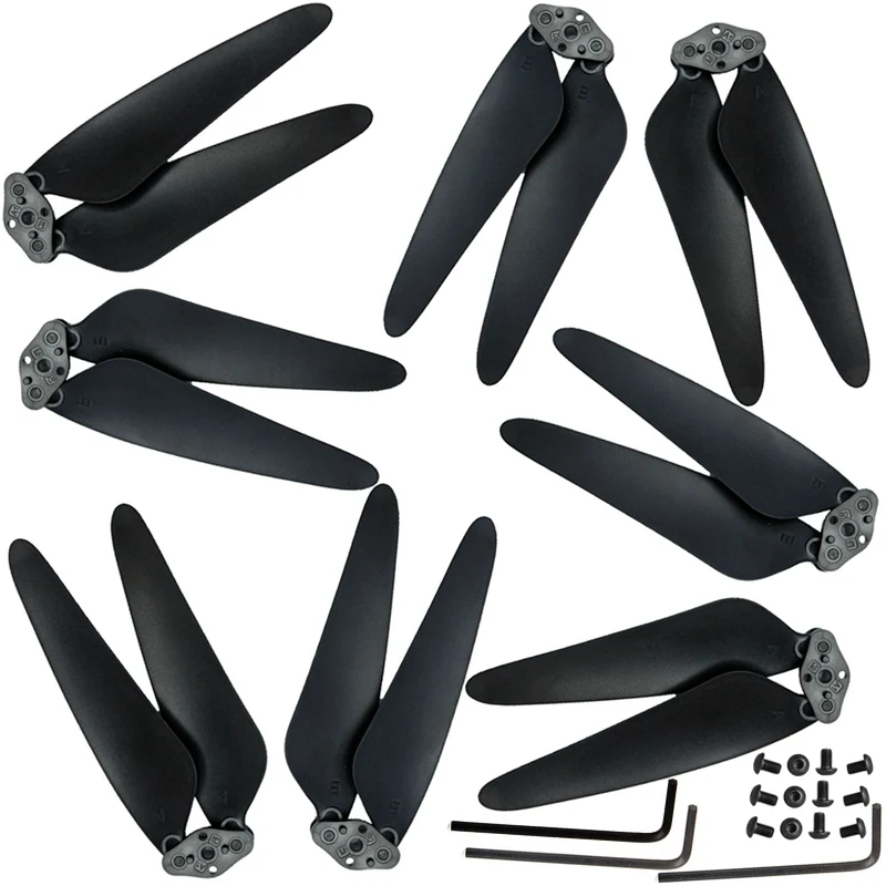 8pcs Blades Запасные части Лопасти пропеллера корпус камеры пульт дистанционного управления для SJR/C F11 SJRC F11 RC Квадрокоптер Дрон аксессуары F11Pro - Цвет: 8pcs Blades