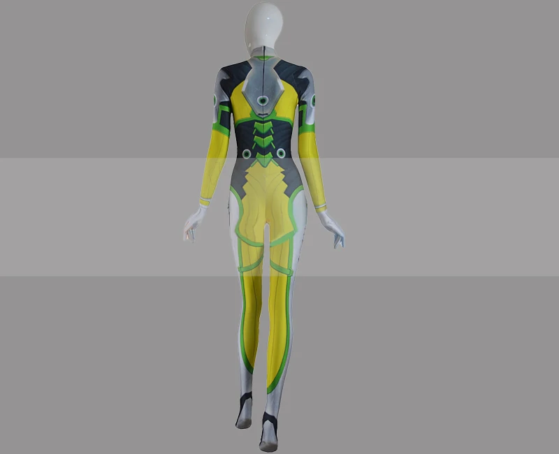 Customize Overwatch Hana Song D.Va Skin Lemon-Lime Cosplay Zentai Suit Costume Outfit | Тематическая одежда и униформа