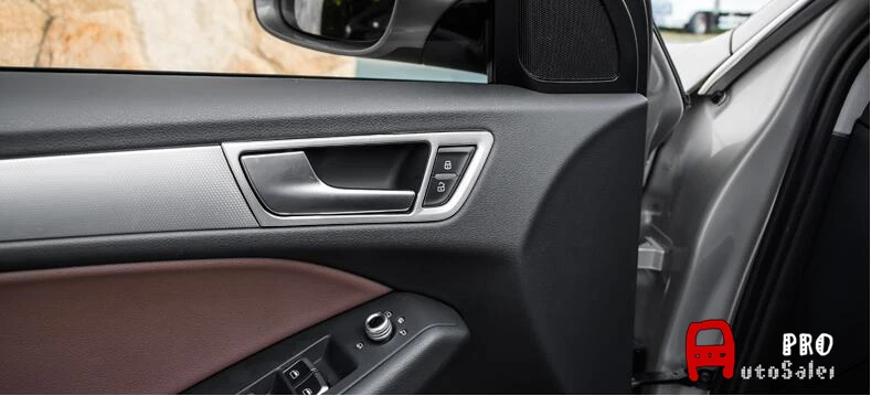 Для Audi Q5 2008 2009 2010 2011 2012 2013 2014 2015 Нержавеющая сталь интерьер внутренняя накладка на