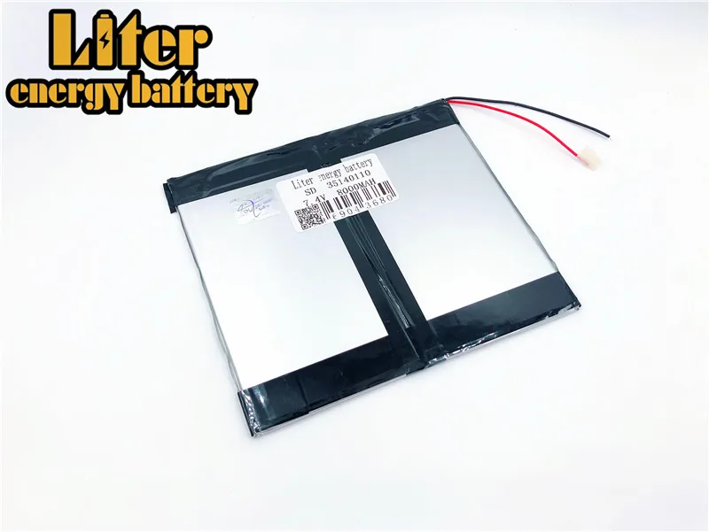 35140110 33140110 V 7 4 Ah 6 mah ультратонкая (Толстая) 8000 * (ширина) 3 5*140 мм (длина)|battery battery