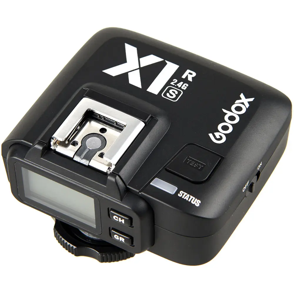 Godox X1R-S ttl беспроводной приемник триггера вспышки для камеры sony X1TC Горячий башмак ПК синхронизация терминал 1/8000 секунд