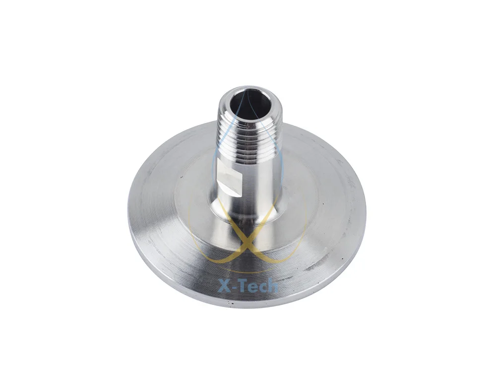 Плоский наконечник Cap1.5 &quotTri Clamp 1/4&quot Мужская нить SS304|male thread|threading threadthread 1/4 |