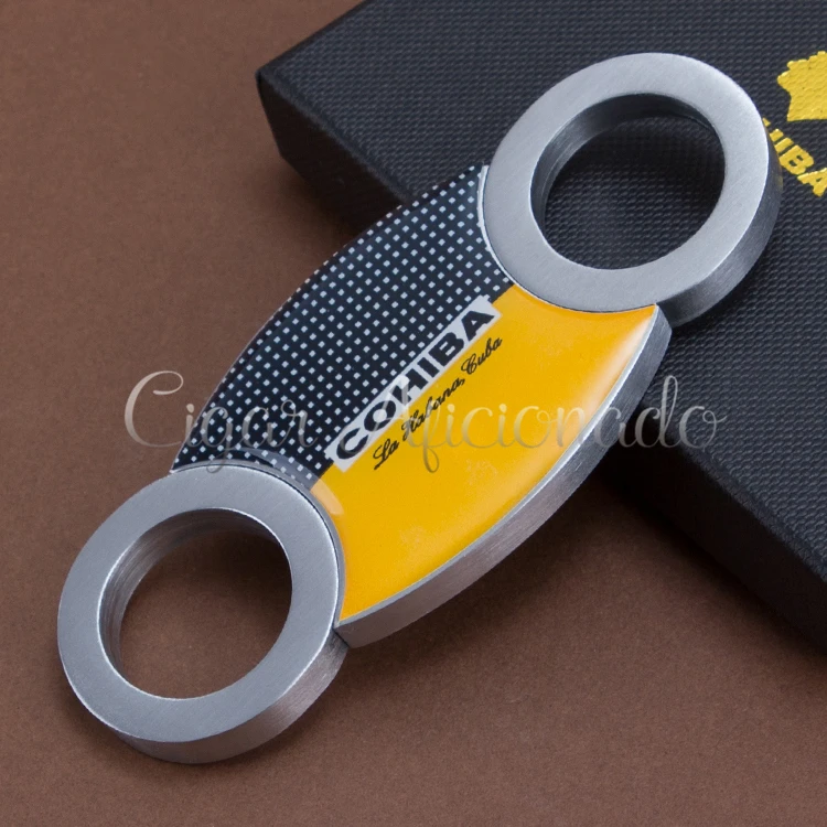 COHIBA абсолютно новые классические аксессуары карманные серебряные и желтые