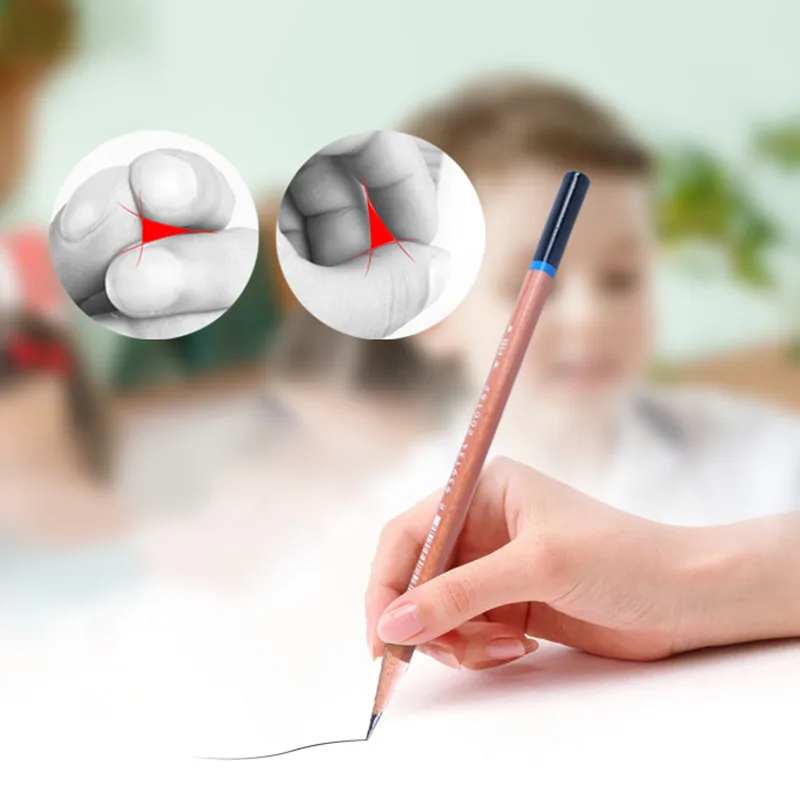 

Student standard pencils HB wood black office school Trigonometric mahogany pencil correction pen child pencil students pencil