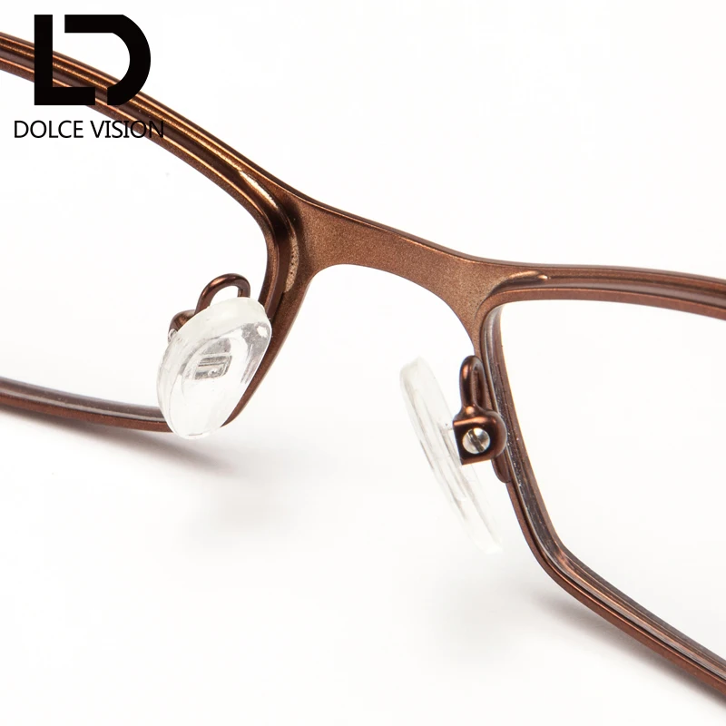 Классические прямоугольные оптические очки dolce vision прозрачные линзы по рецепту