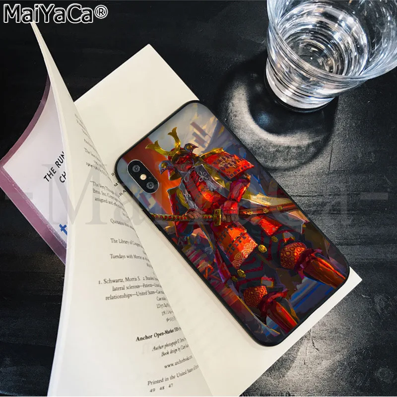 Высококачественный чехол для телефона MaiYaCa японский воин Самурай Apple iPhone 8 7 6 6S Plus X