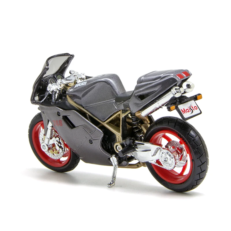Maisto 1:18 модели мотоциклов Ducati 748 литой пластик миниатюрная гоночная игрушка для
