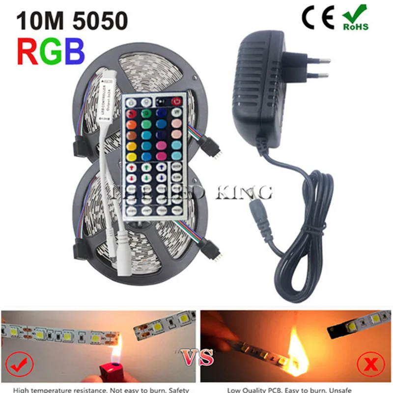 SMD 5050 60 светодиодный s/м 5 м 10 RGBW/RGBWW RGB Светодиодная лента led освещение Диодная DC 12V