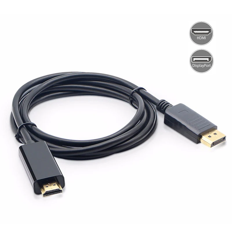 Новинка 6 футов 1 8 м порт дисплея DP к HDMI-совместимый штекер m/M ПК аудио видео HDTV