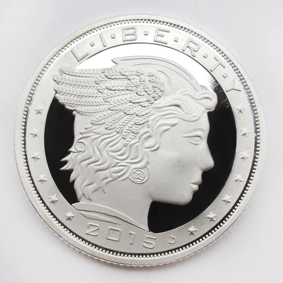 Североамериканский Союз свободы серебряные монеты Мексика гонрас губа статуя