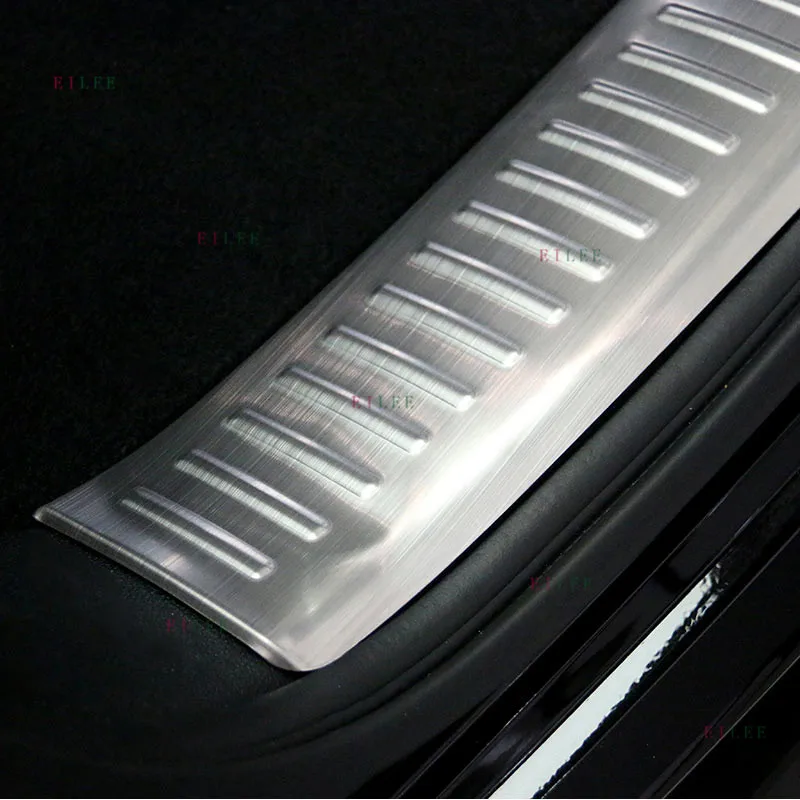 Накладка из нержавеющей стали на задний бампер порог защитная пластина подходит