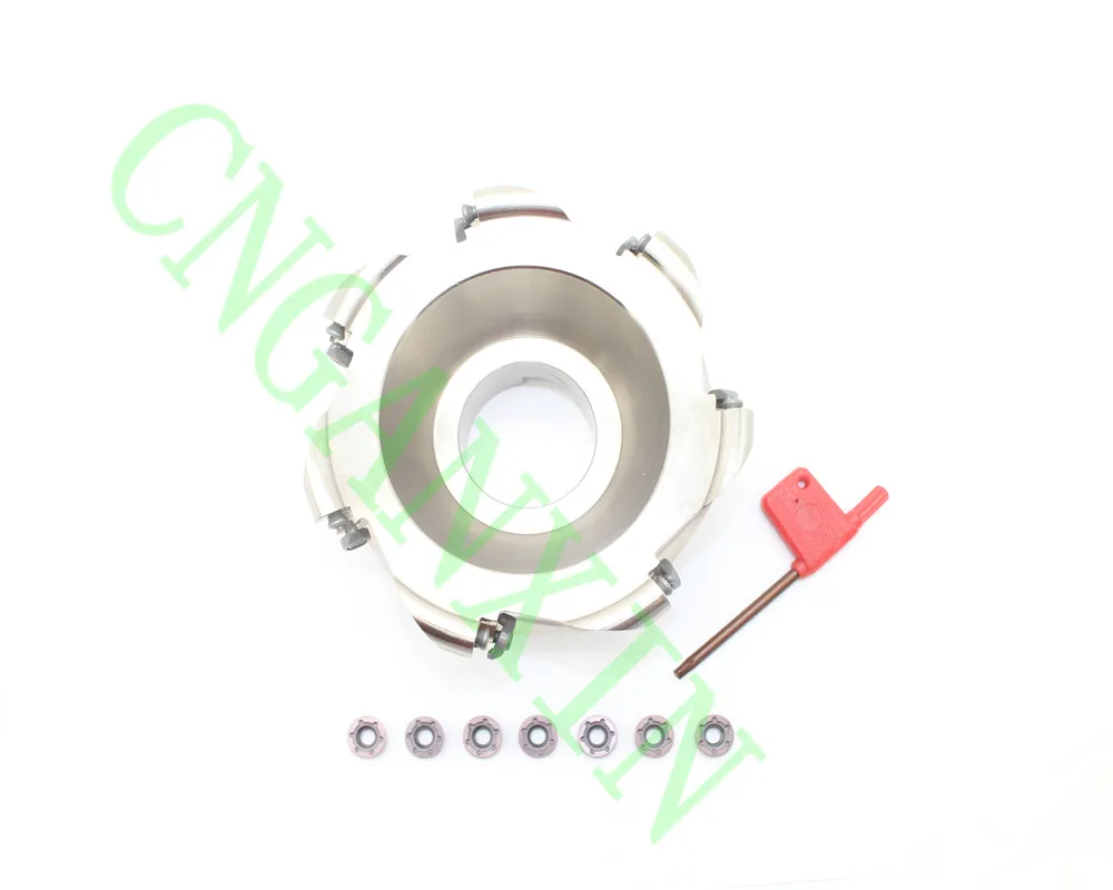 

New 1P EMRW6R125-7T-40 7F lute Milling Cutter +7P RDMT1204MO-MQ LF6018