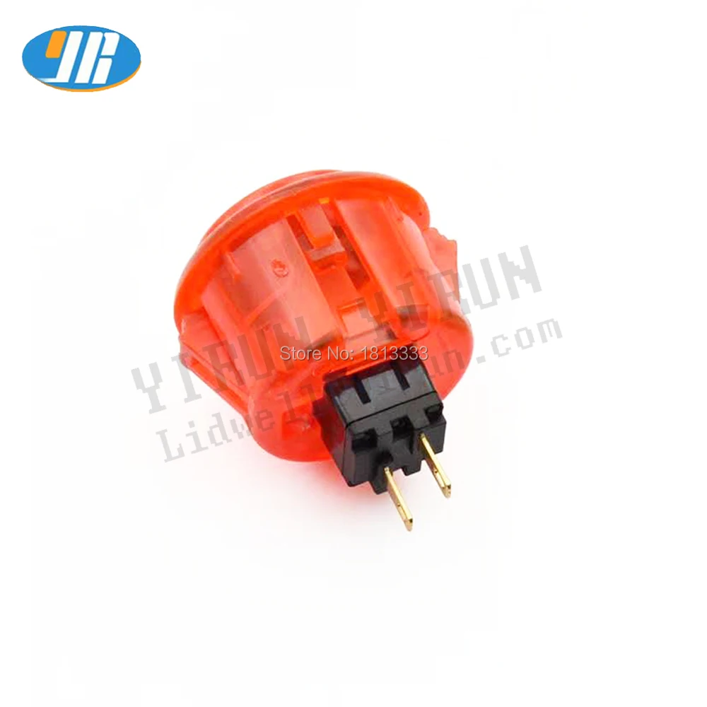 20 pcs 30mm Arcade Push Button Durable Micro Switch MAME Jamma Game CLEAR BUTTON Copy Sanwa OBSC-30 | Спорт и развлечения