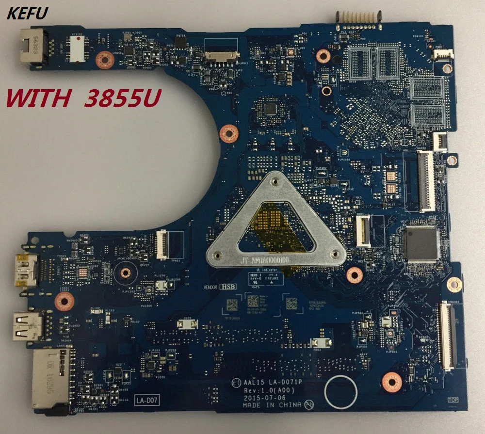 Материнская плата KEFU CN 0PW46V PW46V для ноутбука Dell INSPIRON 15 5559 фальшивая материнская 1024