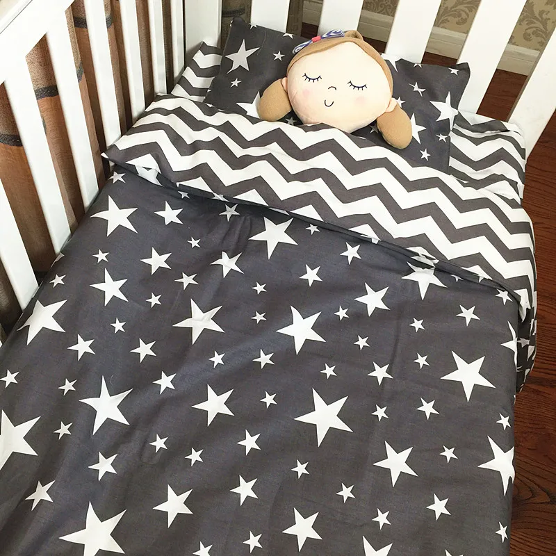 Комплект постельного белья для малышей из 3 предметов хлопковый комплект со