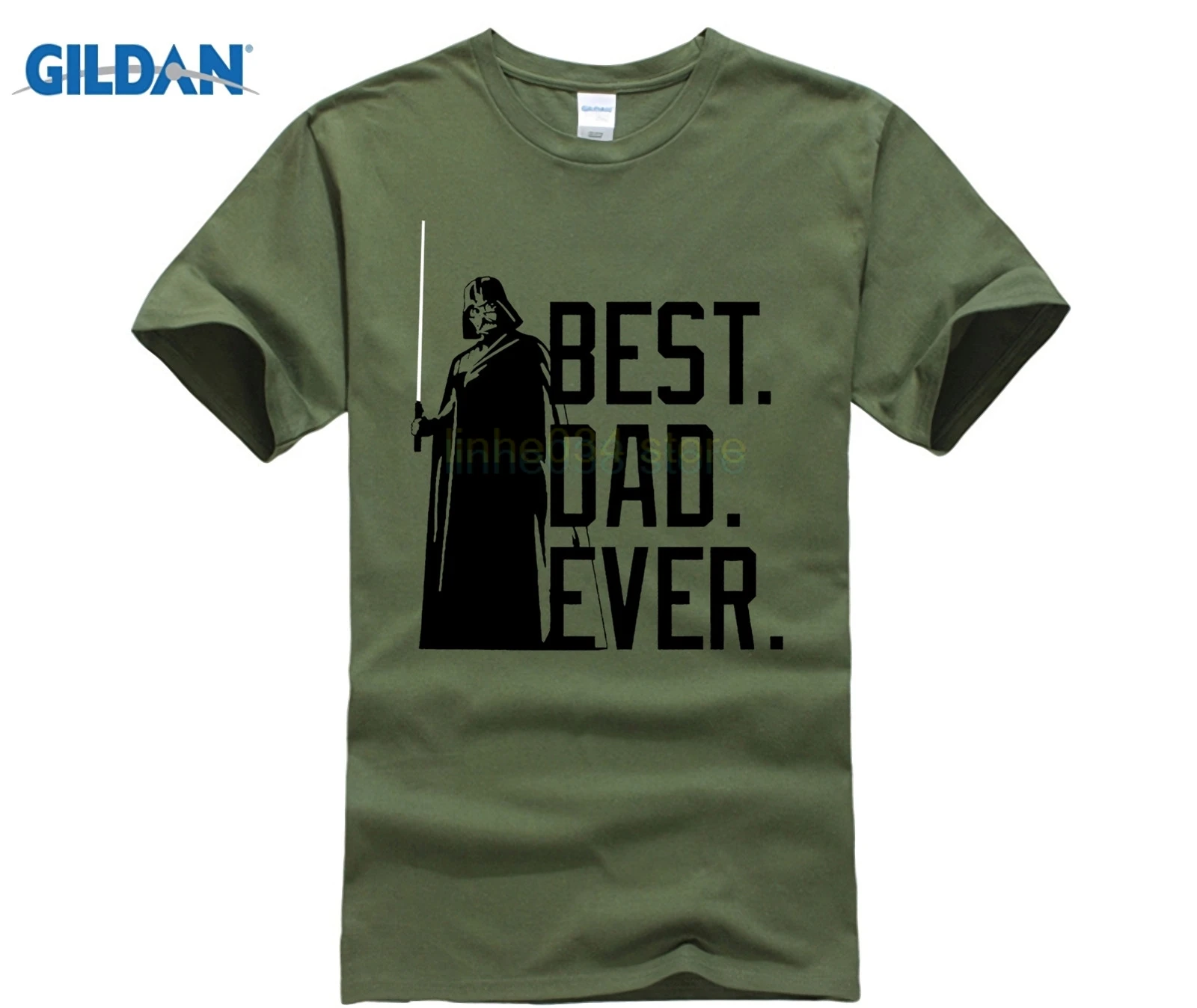 День рождения это оригинальная и уникальная футболка с надписью Best Dad Ever Star