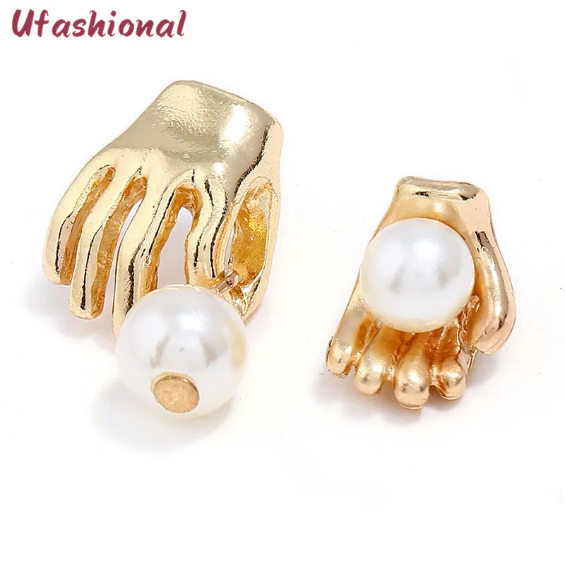 Винтажные модные пирсинг женские сережки с подвесками букле d Oreille имитация