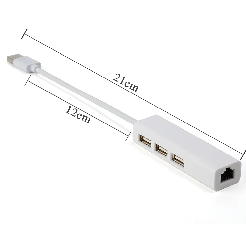 Rovtop USB 100 мегабит Ethernet адаптер 10/100 Мбит/с концентратор 2 0 Lan Проводная сетевая