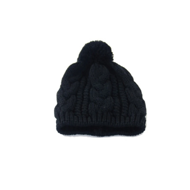 Зимняя вязаная шапка для мужчин и женщин удобная осенне-зимняя модная уличных