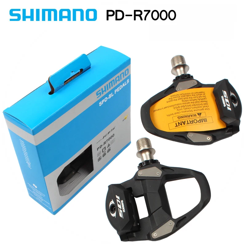 Shimano 105 PD-R7000 Road Bike SPD Pedal Bicycle Self-Locking Contains SH11 Cleats | Спорт и развлечения