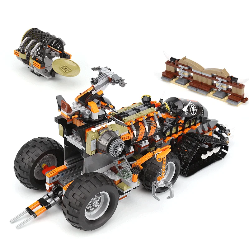 06089 игрушечный конструктор, совместимый с ninjagoo 70654 Dieselnaut Набор строительных блоков Кирпичи Детские игрушки для детей