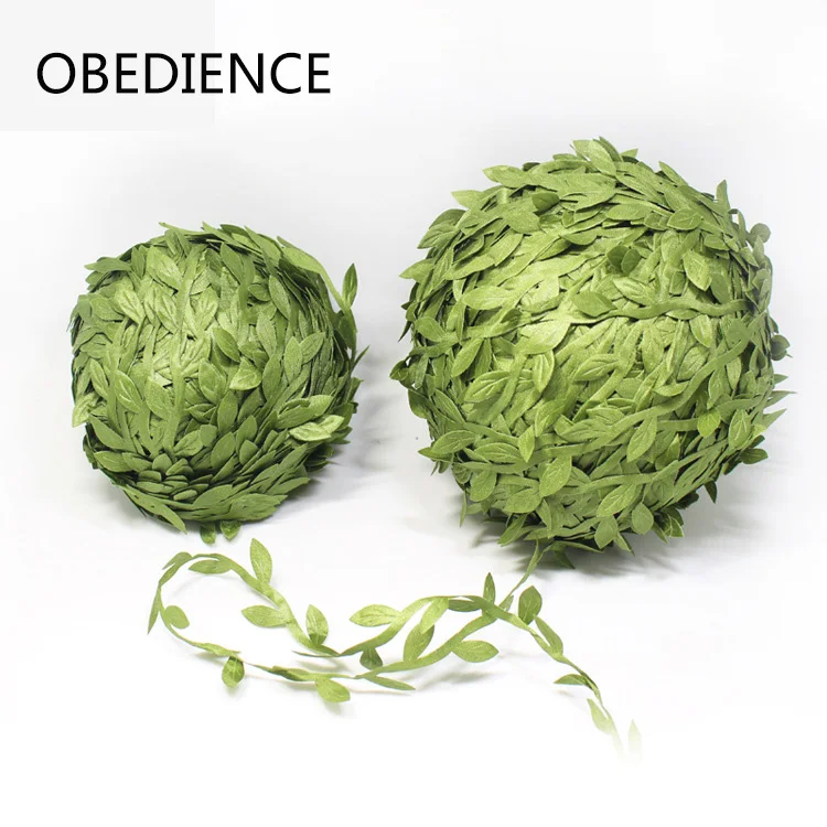 Искусственный лист лоза моделирование листьев лозы листья из ротанга ролл для