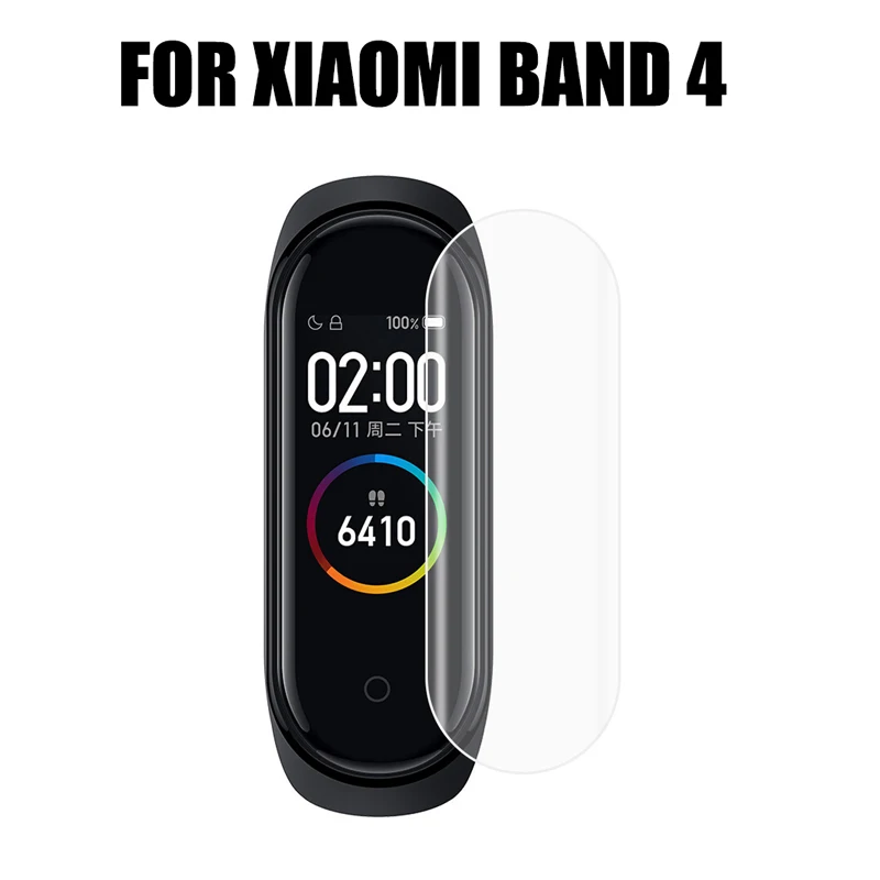 10 шт. для Xiaomi mi Band 4 защитная пленка для экрана mi band4 умный Браслет полное покрытие ультра тонкая пленка для защиты экрана mi 4