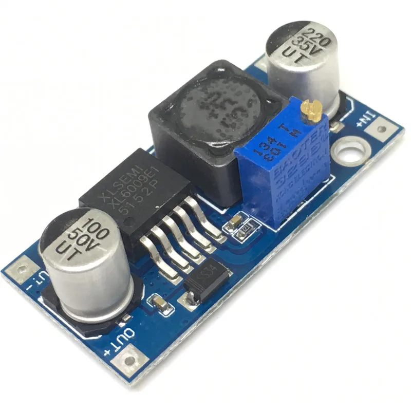 Регулируемый Повышающий Модуль преобразователя мощности XL6009 DC LM2577|Соединители| |