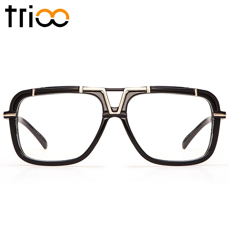 Мужские очки с прозрачными линзами TRIOO модные квадратные оправы для очков