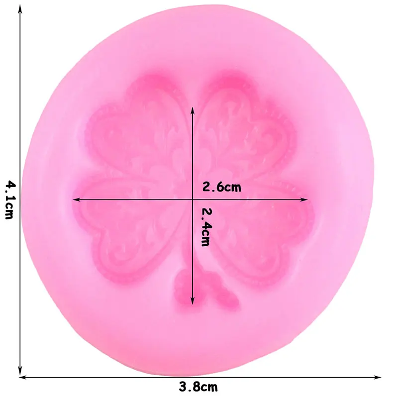 Кружева Клевер силиконовые формы DIY вечерние кексы Topper форма для шоколадной