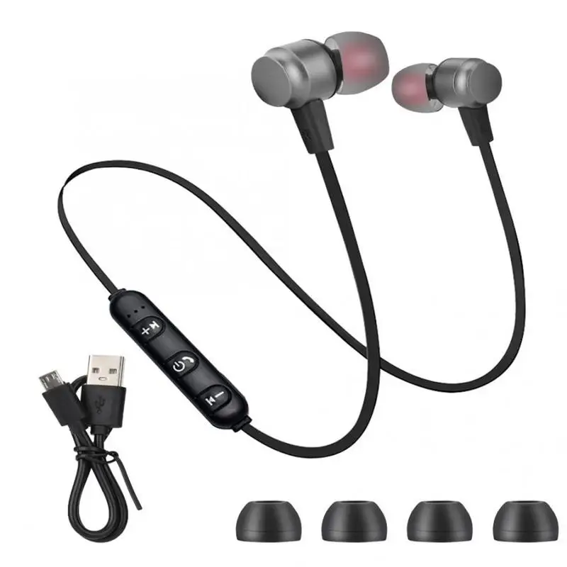 Беспроводные Bluetooth наушники IPX5 водонепроницаемые с шейным ремешком Спортивная