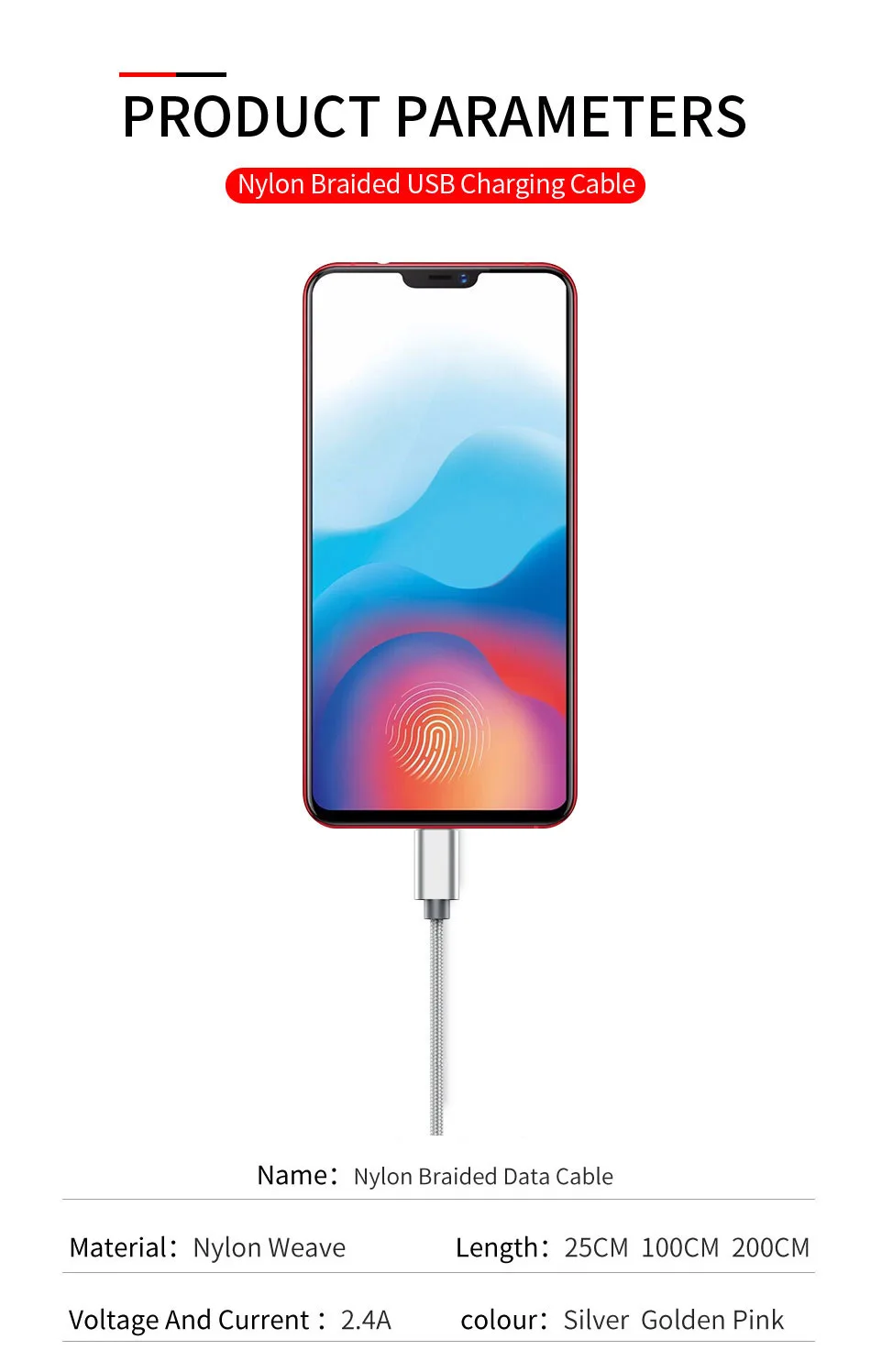 Металлический usb type-C кабель, ROCK Metal Быстрая зарядка usb type-C кабель для samsung Galaxy S8 Note 8, OnePlus 2, для Xiaomi 4C USB-C