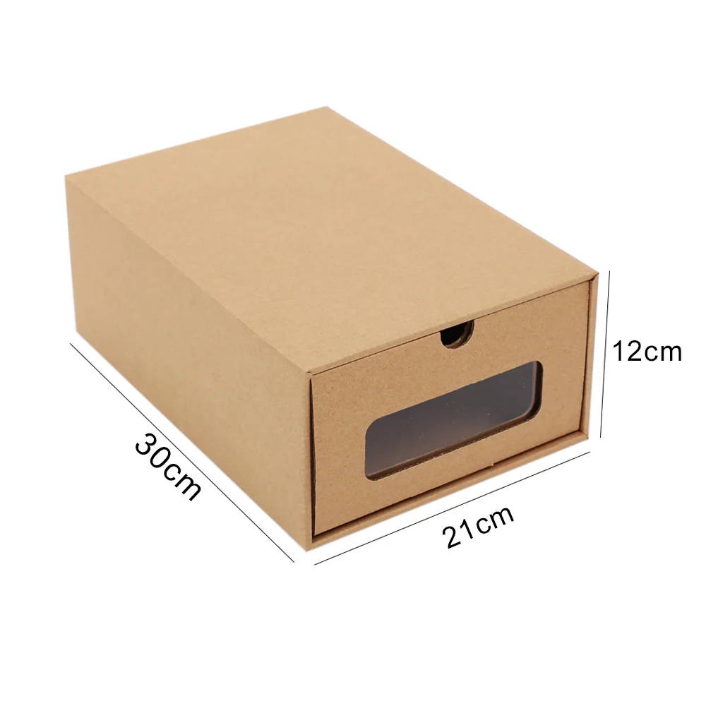 Умная бумажная коробка для обуви картонная Прочная Складная школьная спальни