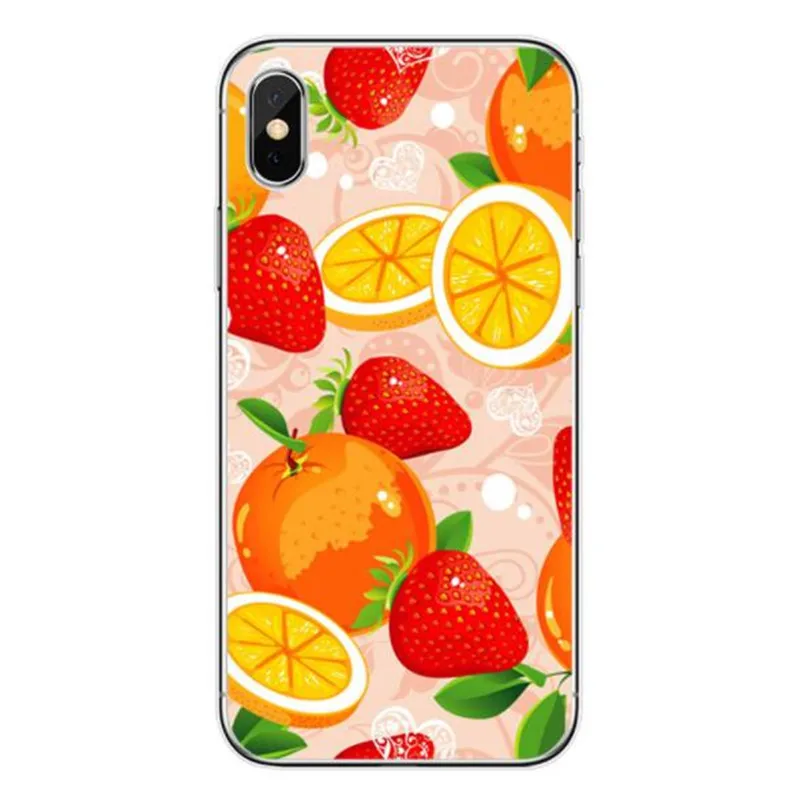 UVR Cartoon Fruits Watermelon Lemon Phone Case For Iphone X 8 7 6 Plus Animal Mobile Cases Back Cover Capa Bag |