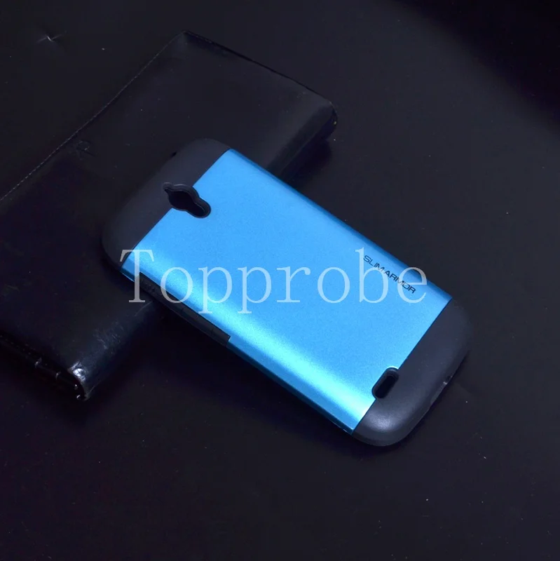 ligh blue Тонкий защитный противоударный чехол для huawei G610 G610C G610S c8815, защитный силиконовый чехол 13 цветов с 1х пленкой - Цвет: ligh blue