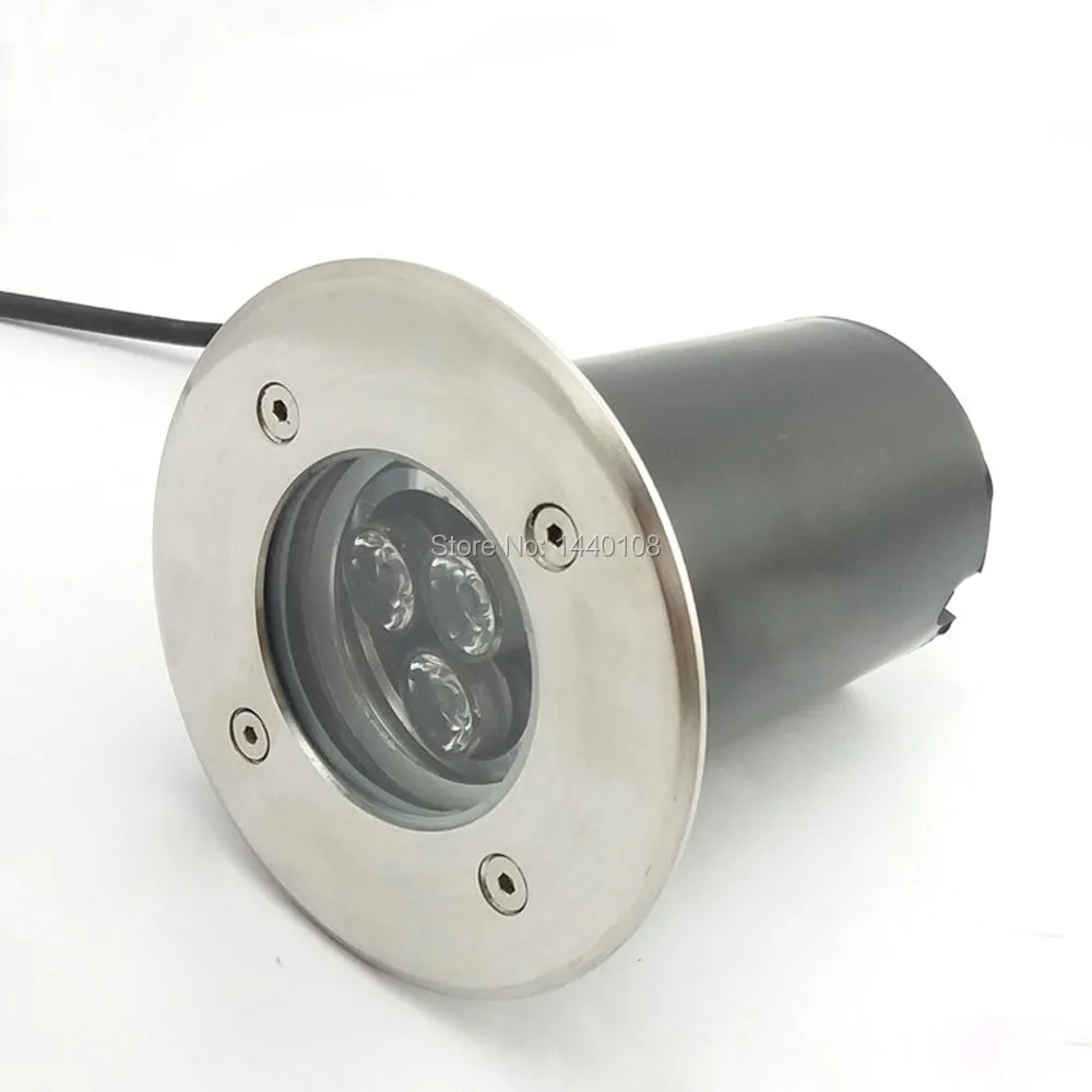 

(3pcs/lot) 12V OR AC85~265V /24v 3W Dimmable Adjustale Angle Underground LED Lamp Light Outdoor Waterproof Buried Lamp