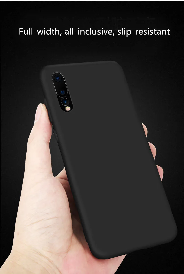 Для Huawei P20 Lite Pro Case амортизация Мягкие TPU Черный Защитная крышка Nova plus 2 я S Plus |