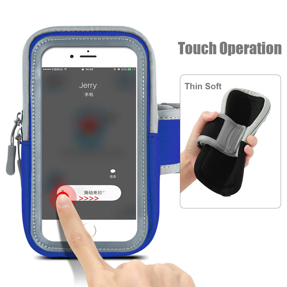 Сумка для бега наручный ремешок спортивный Чехол мобильного телефона Huawei P8 P9 P10