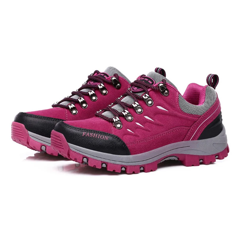 Wear-resistant non-slip outdoor 2018 male hiking shoes increased waterproof men women | Спорт и развлечения