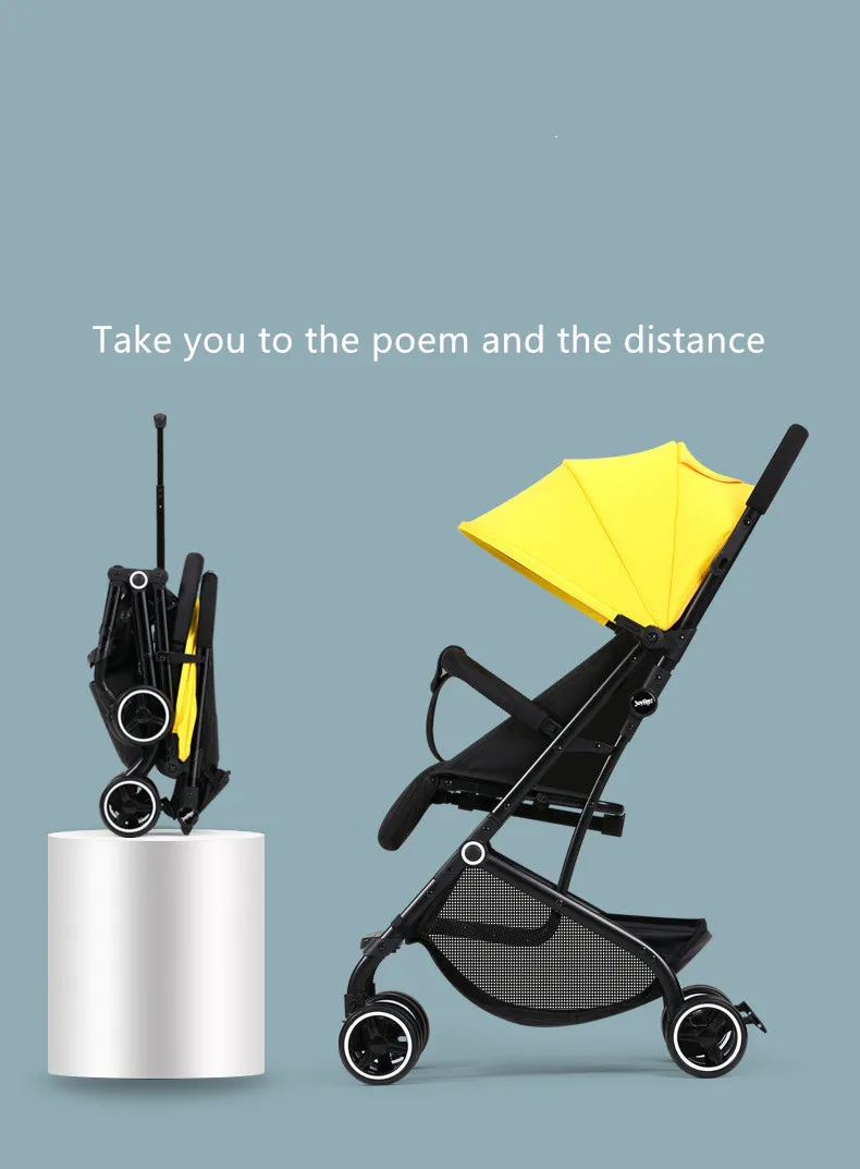Easy to sit and lie on baby stroller ultralight portable folding baby stroller for children 0/1 to 3 years old