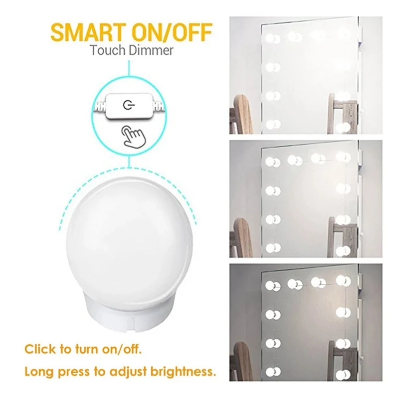 Светодиодный косметический зеркальный светильник s Kit с лампочки регулировкой