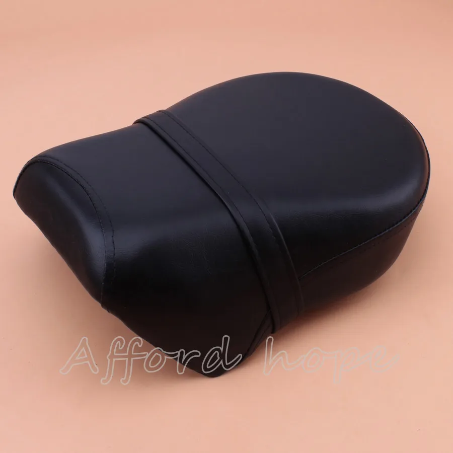 Черное мотоциклетное синтетическое кожаное заднее сиденье Sella из мягкой пены
