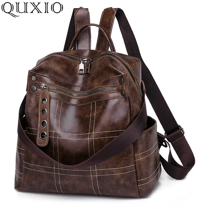 Многофункциональные Женские винтажные рюкзаки 2019 новые Противокражные Школьные