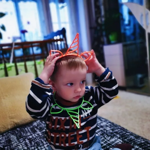 7 шт. пластиковые повязки на голову с единорогом вечерние для девочек подростков