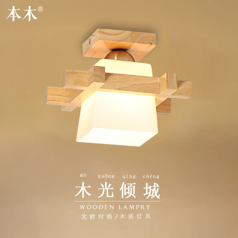 Современные деревянные потолочные светильники японский/китайский стиль