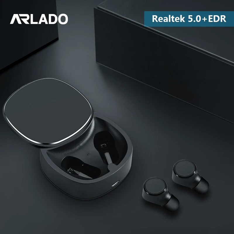 Беспроводная Bluetooth гарнитура Arlado TWS06 с шумоподавлением водонепроницаемость IPX5