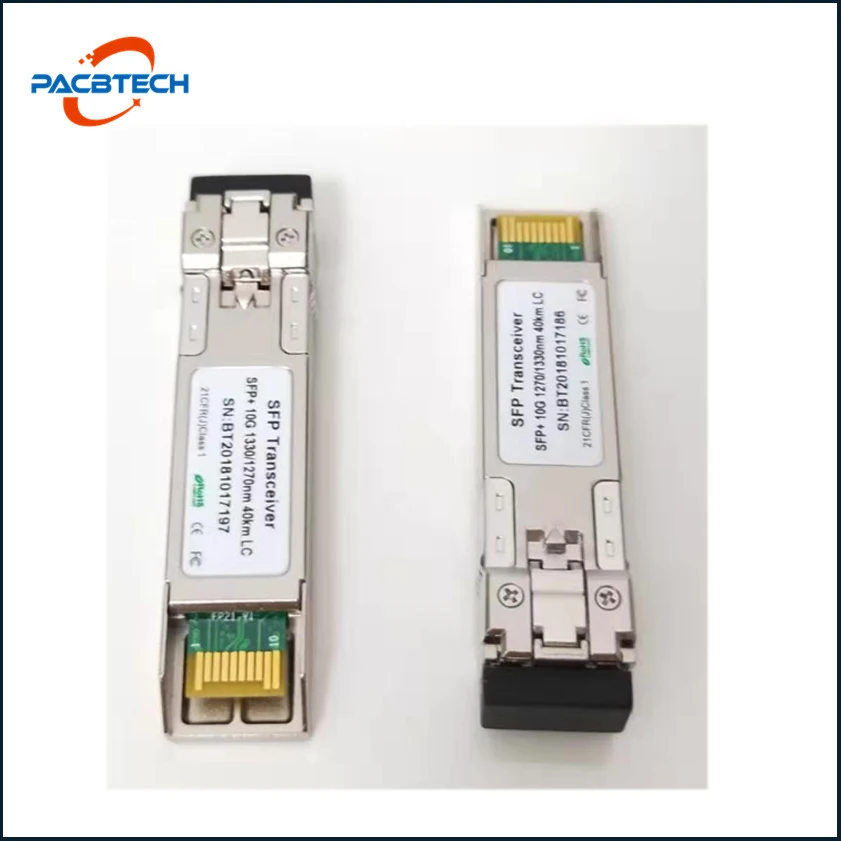 10G BIDI SFP Модуль LC + модульный приемопередатчик волоконно-оптический трансивер 20 км