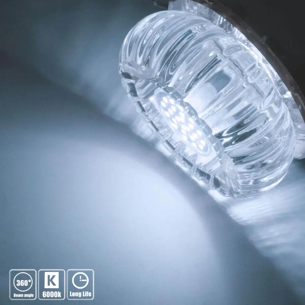 Cold White YWXLight 6 шт G9 светодиодный светильник 9 W AC 220 V светодиодный лампы 88 светодиодный 2835SMD Светодиодный прожектор люстра заменить 90 W галогенная лампа - Испускаемый цвет: Cold White